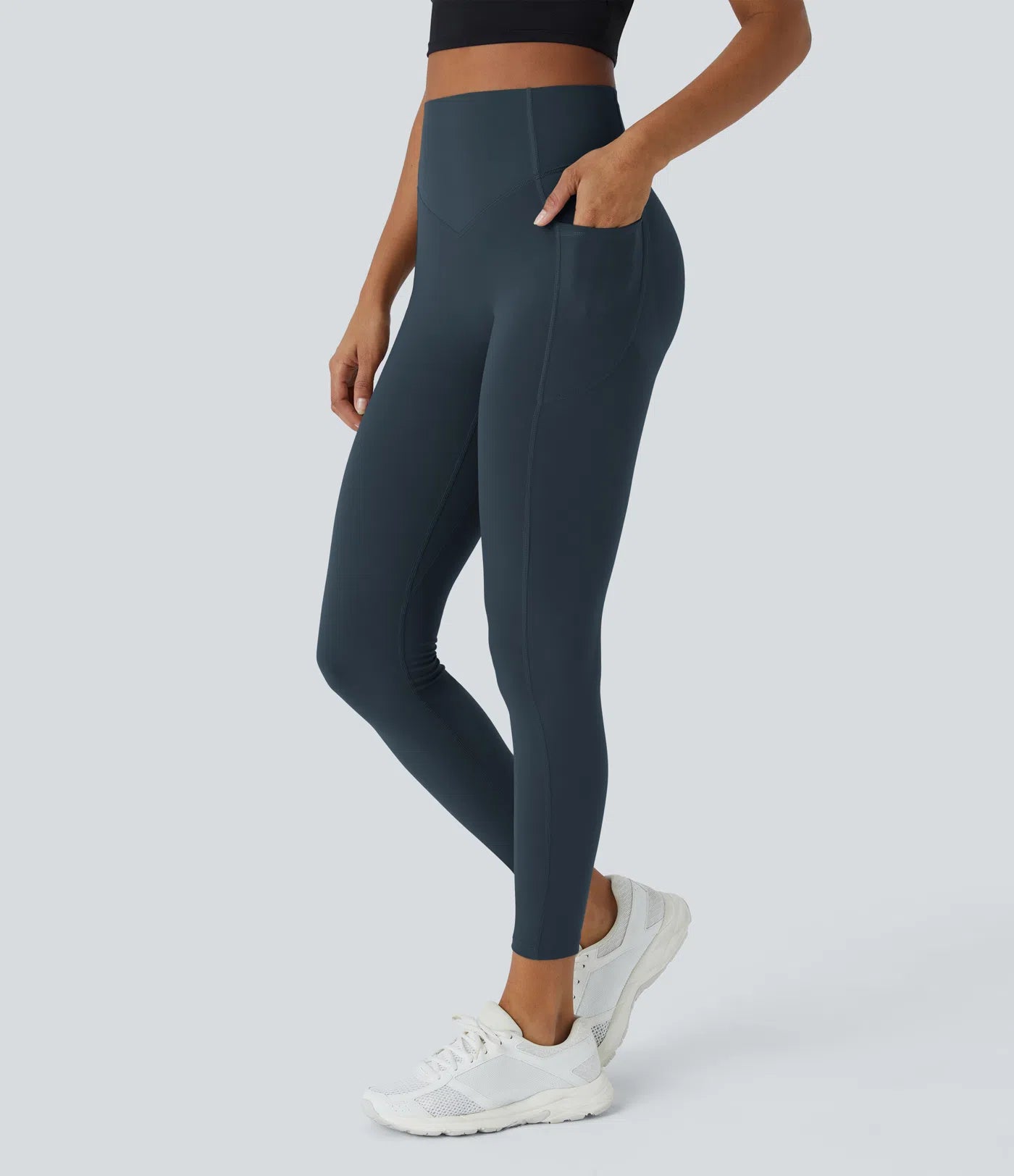 Halara UltraSculpt™️ SoCinched High Waisted Scrunch Butt Lifting Tummy Control Pocket Shaping Training Leggings